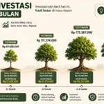 Simulasi Investasi 500 ribu Per bulan Dalam 5 10 Tahun