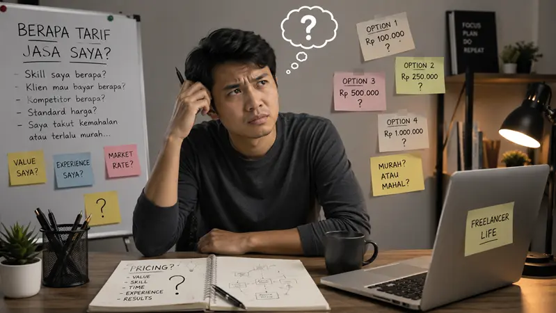Cara Menentukan Harga Jasa Freelance agar Tarif Tidak Underpaid